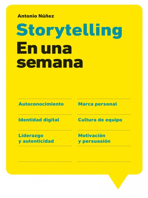 Title details for Storytelling en una semana by Antonio Nuñez - Available